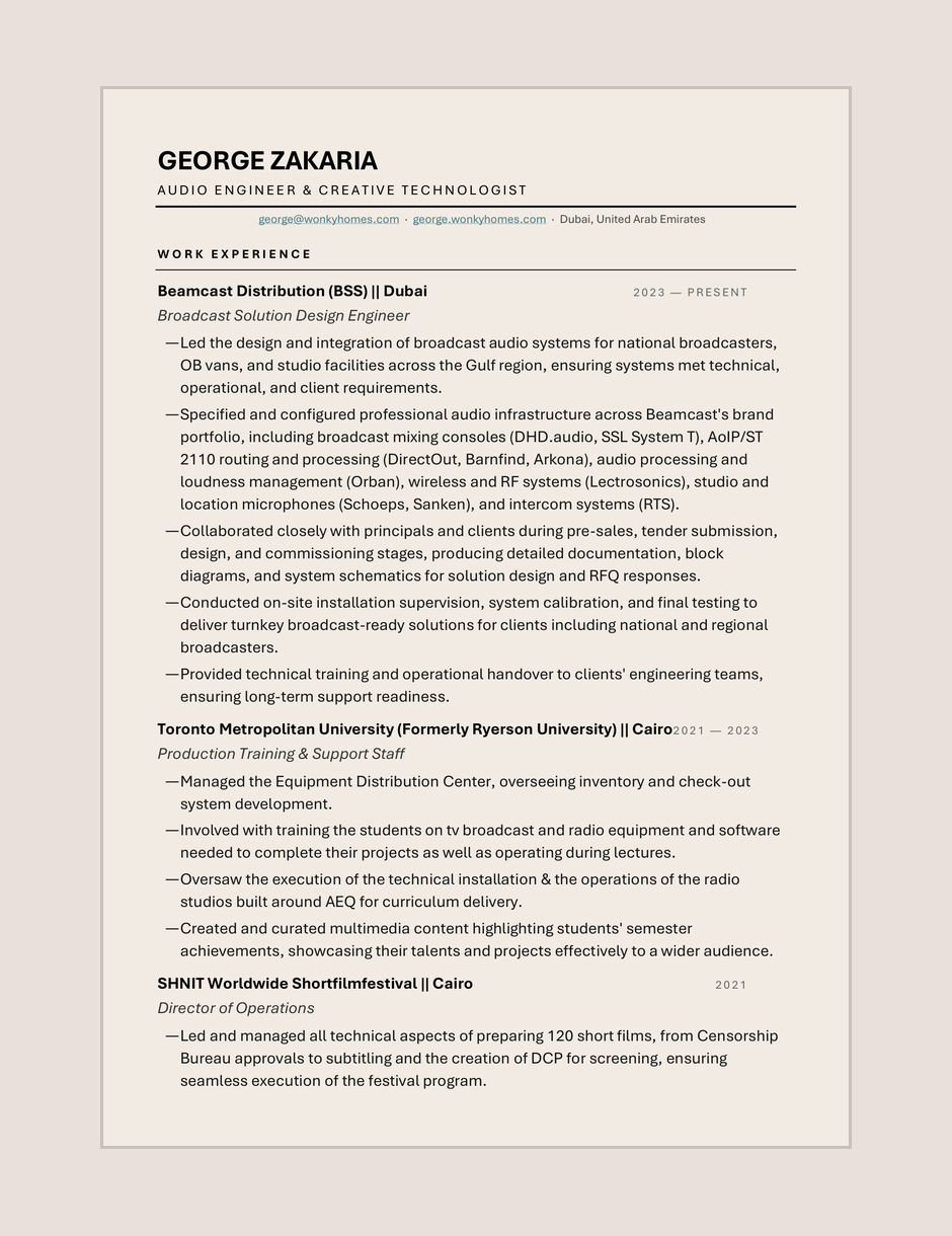 Resume
